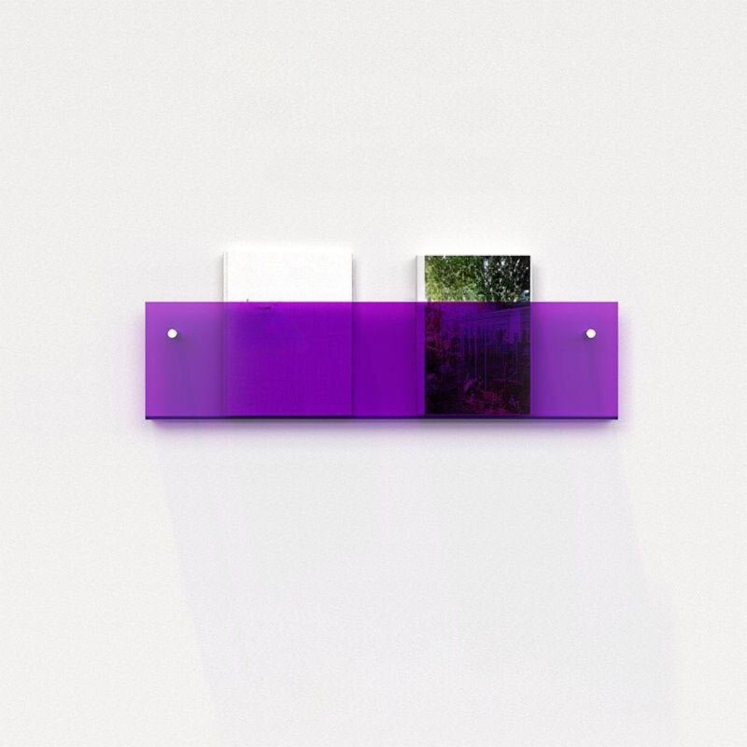 Wall Shelf Clear Acrylic Magazine Holder