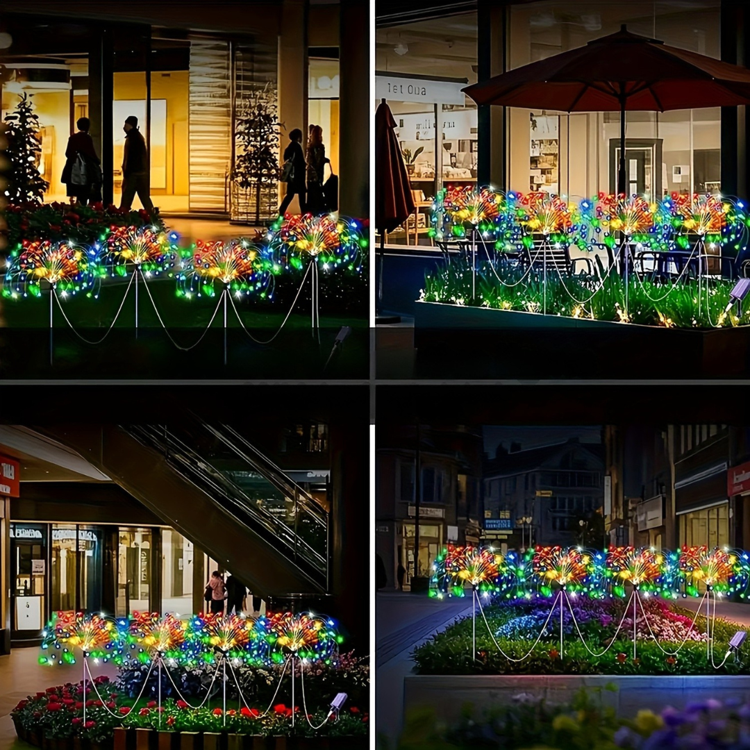 Luces de jardín solares LED para decoración exterior