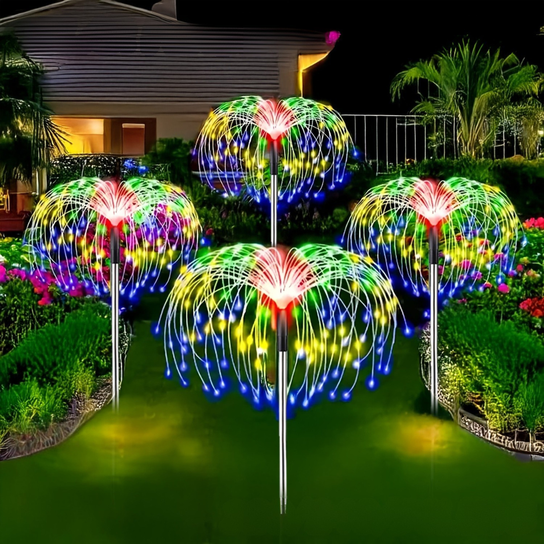 Luces de jardín solares LED para decoración exterior