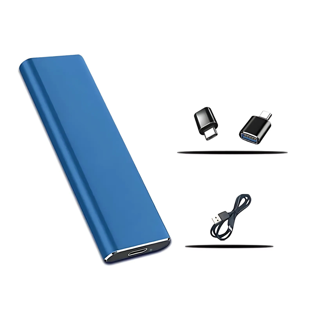 External SSD Portable USB Storage Drive Metal