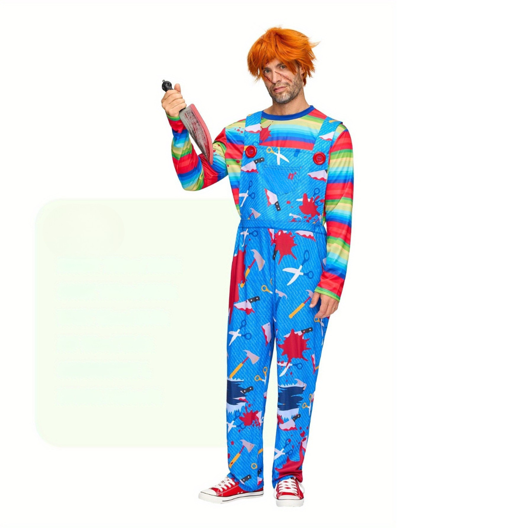 Men's Creepy Killer Halloween Costume | Scary Horror Outfit