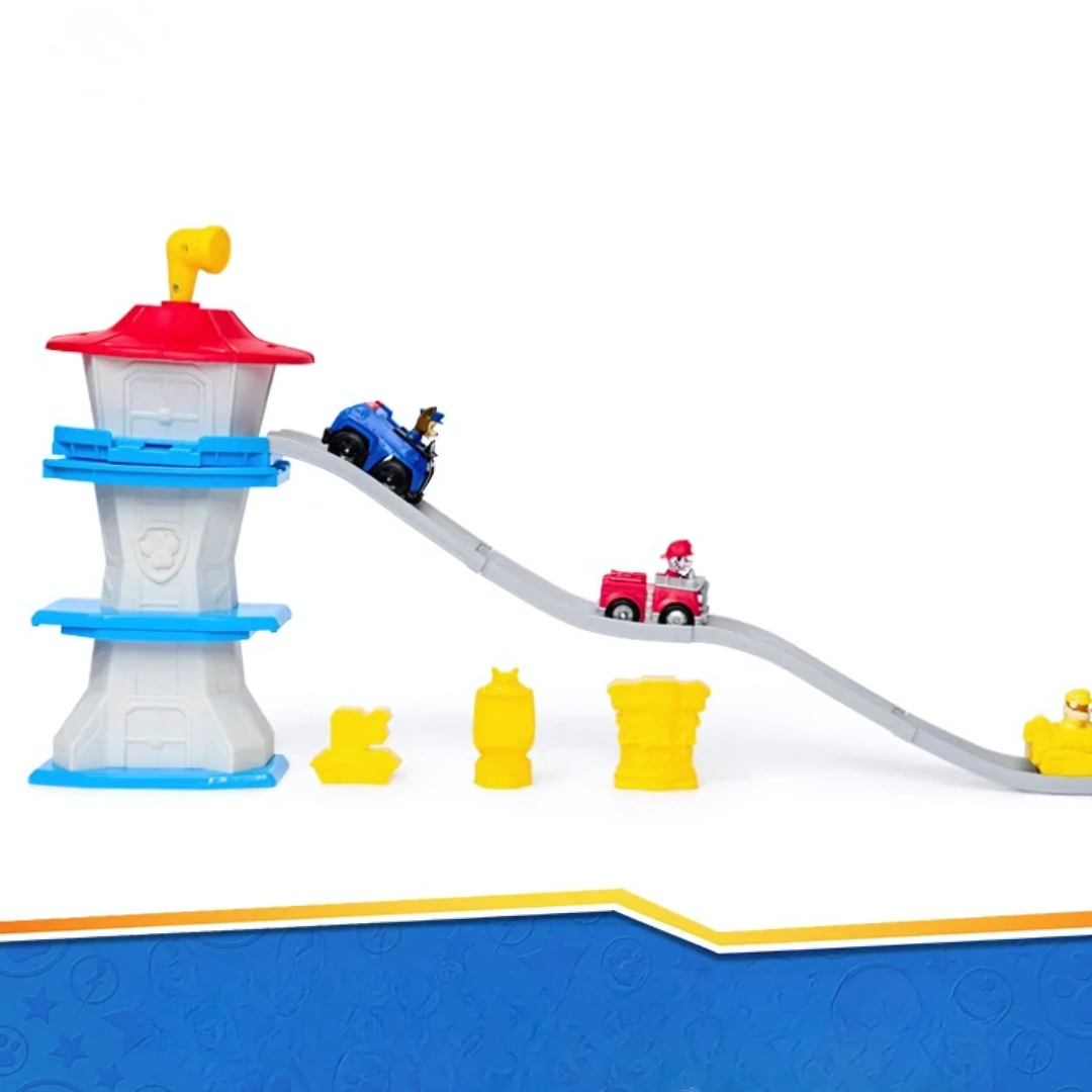 Toy Vehicle Ramp Tower Kids Playset