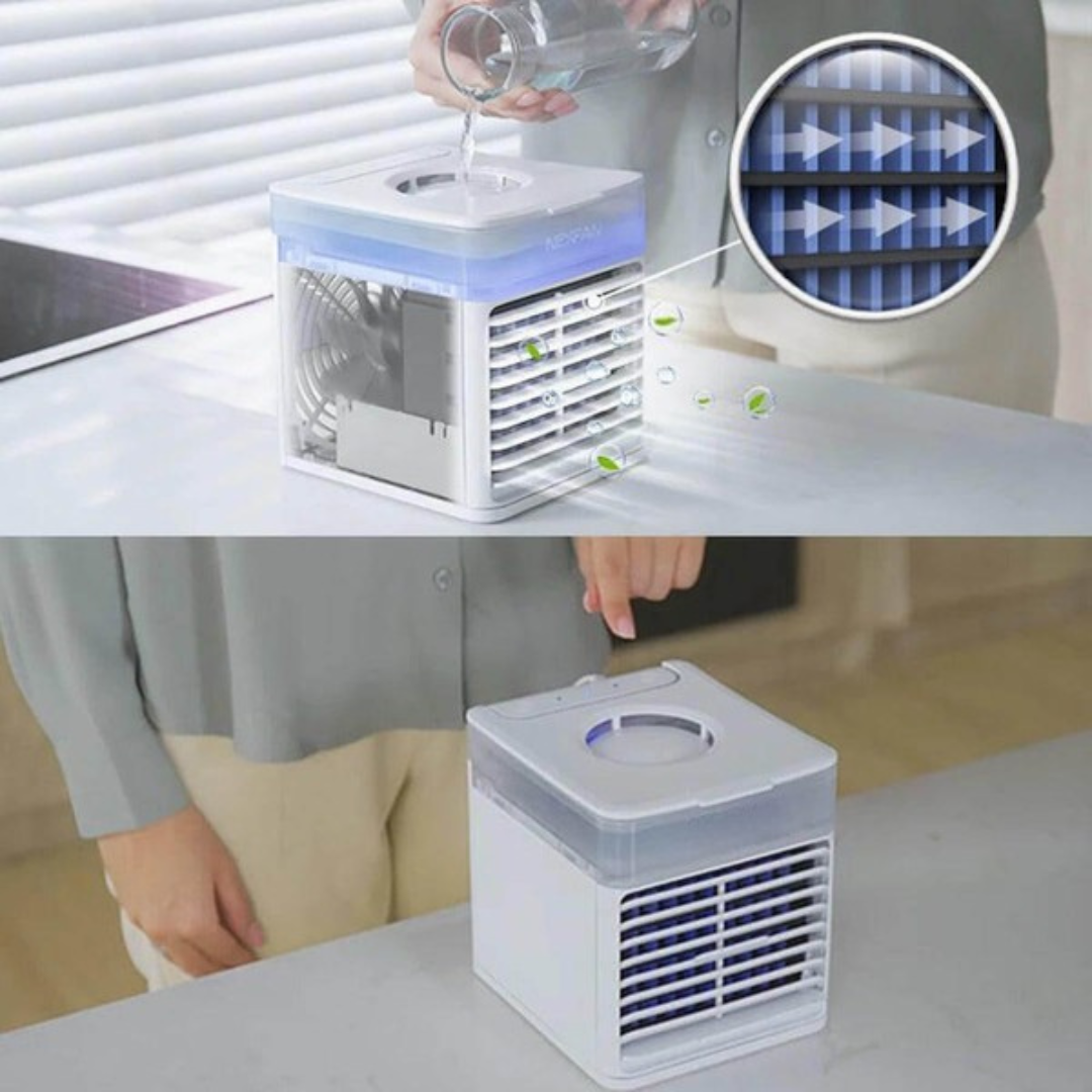 Portable Air Cooler Fan Quiet Adjustable Humidifier