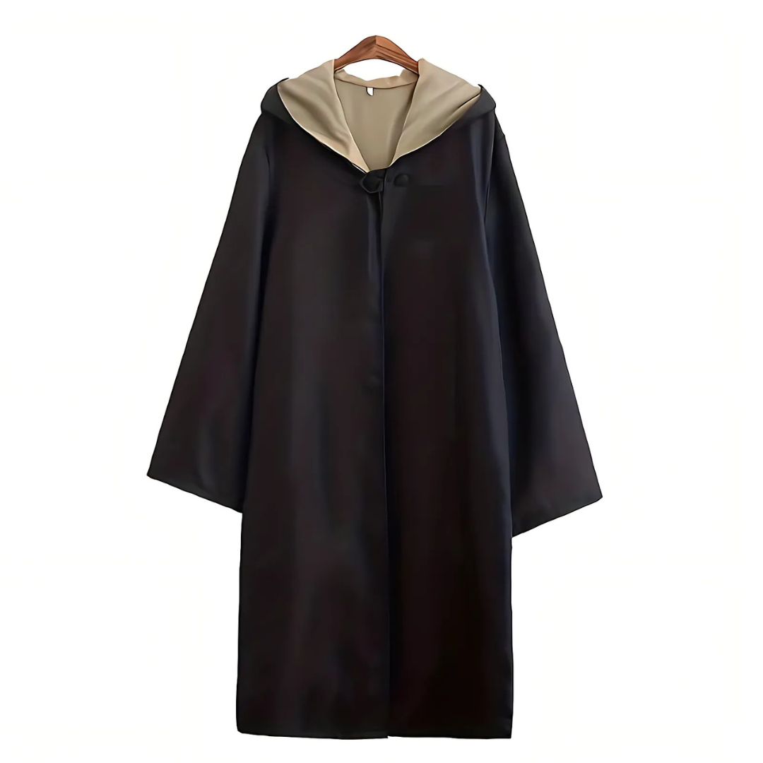 Disfraz de mago con capucha unisex para Halloween | Manga larga