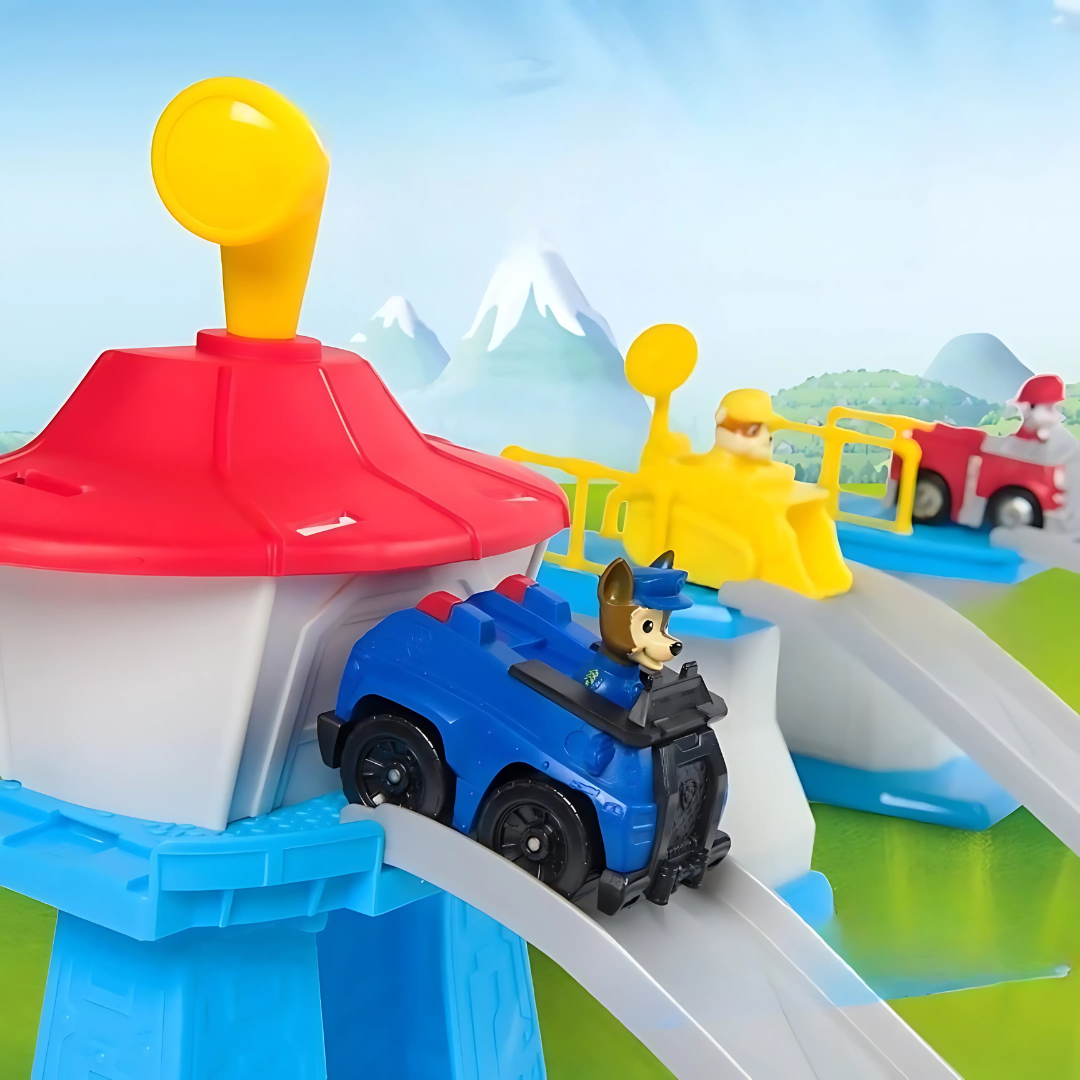 Toy Vehicle Ramp Tower Kids Playset