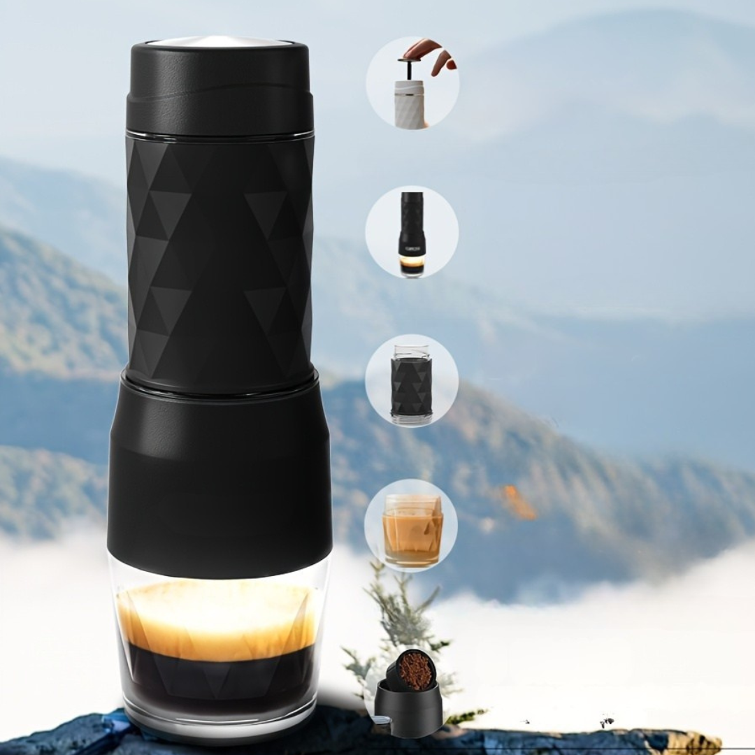 Cafetera manual portátil para viajes