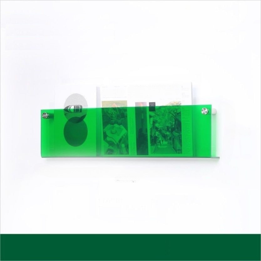 Wall Shelf Clear Acrylic Magazine Holder