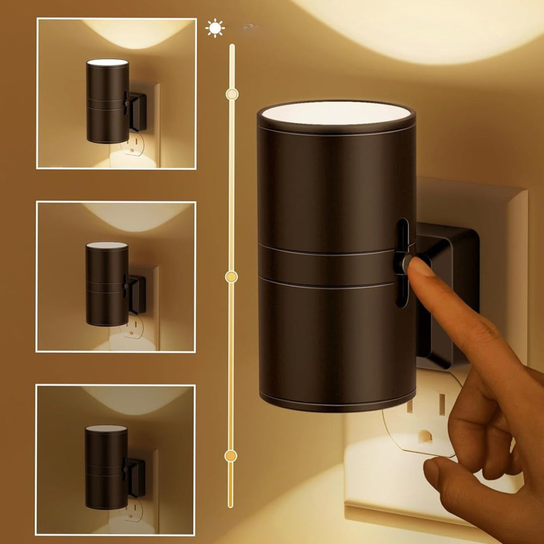 Lampada da parete moderna con sensore di movimento e spina