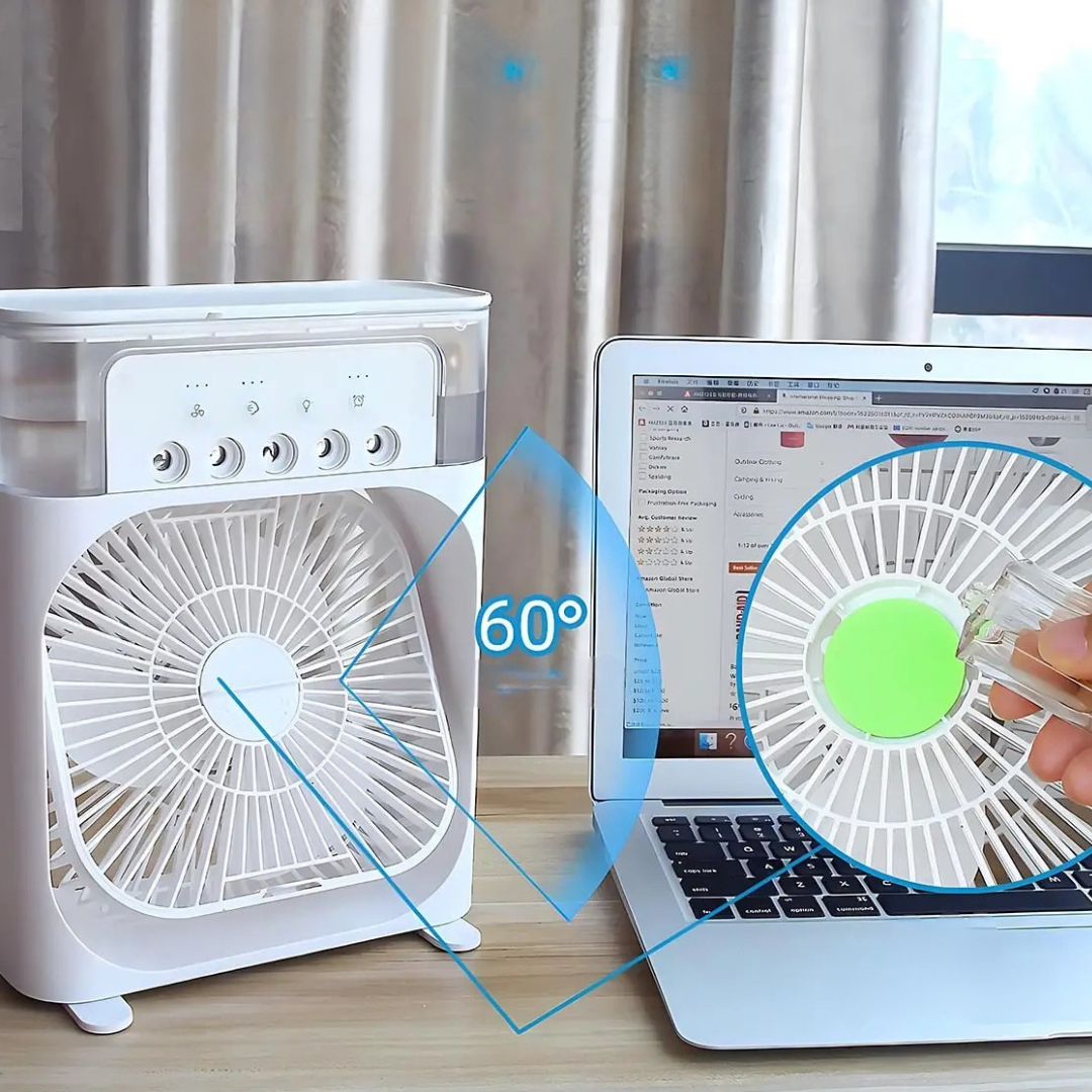 Ventilador enfriador de aire con función de luz nocturna
