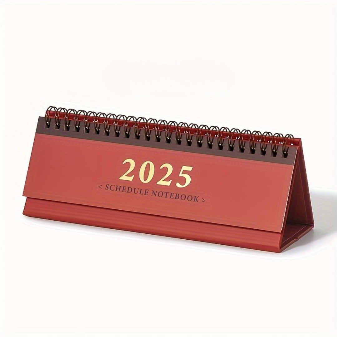 Calendario da scrivania con layout pianificatore giornaliero