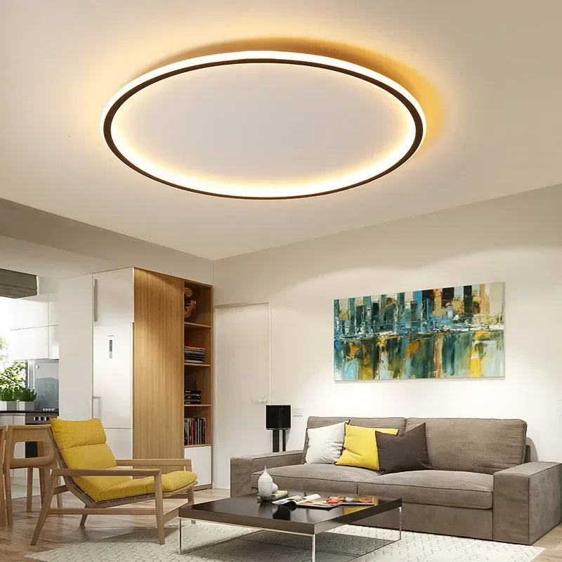 Lampade da soffitto moderne plafoniera LED rotonda