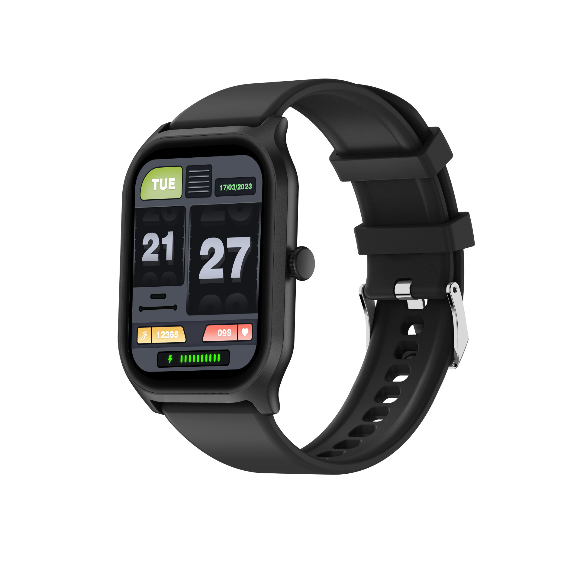 Rastreador de actividad física con reloj inteligente y pantalla grande