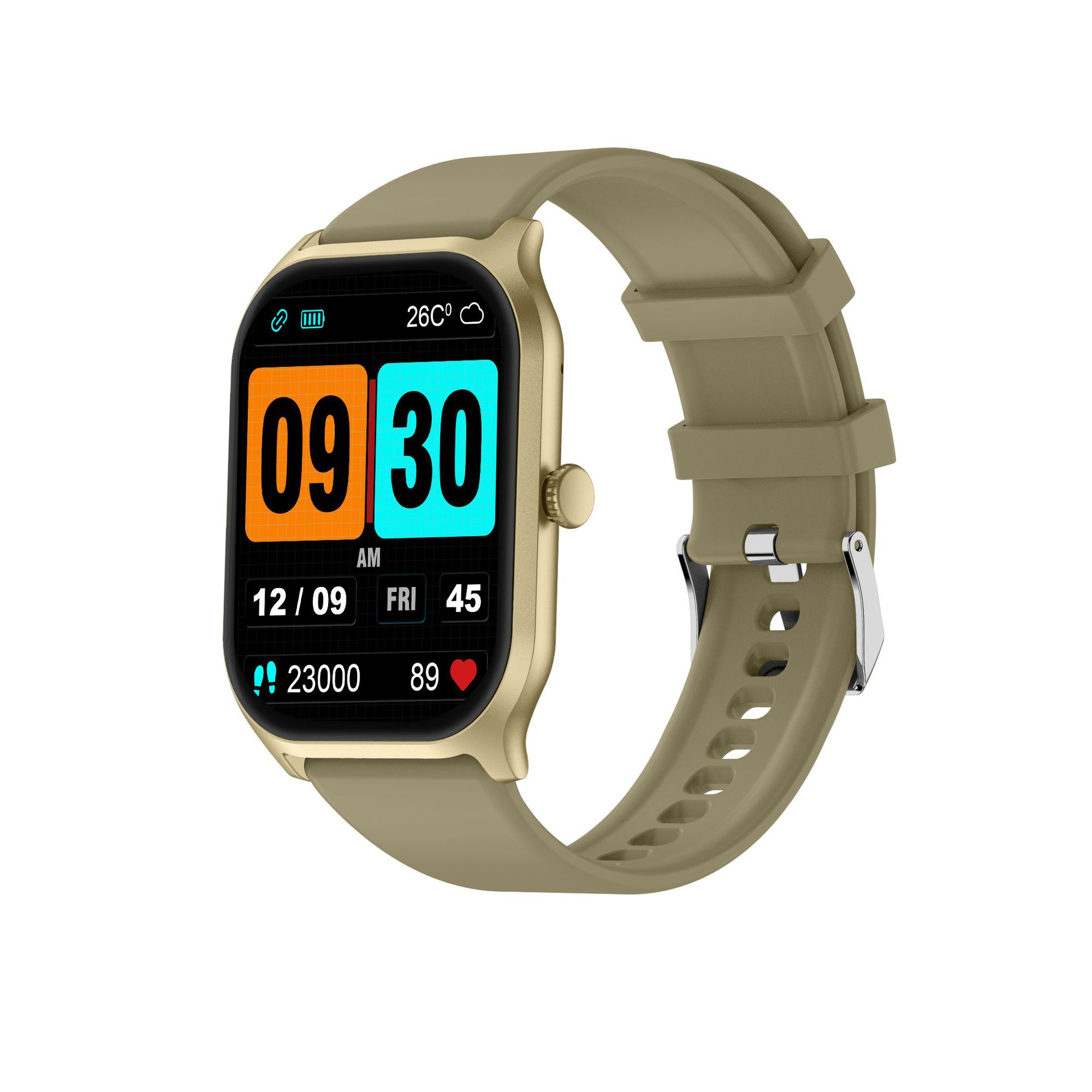 Rastreador de actividad física con reloj inteligente y pantalla grande