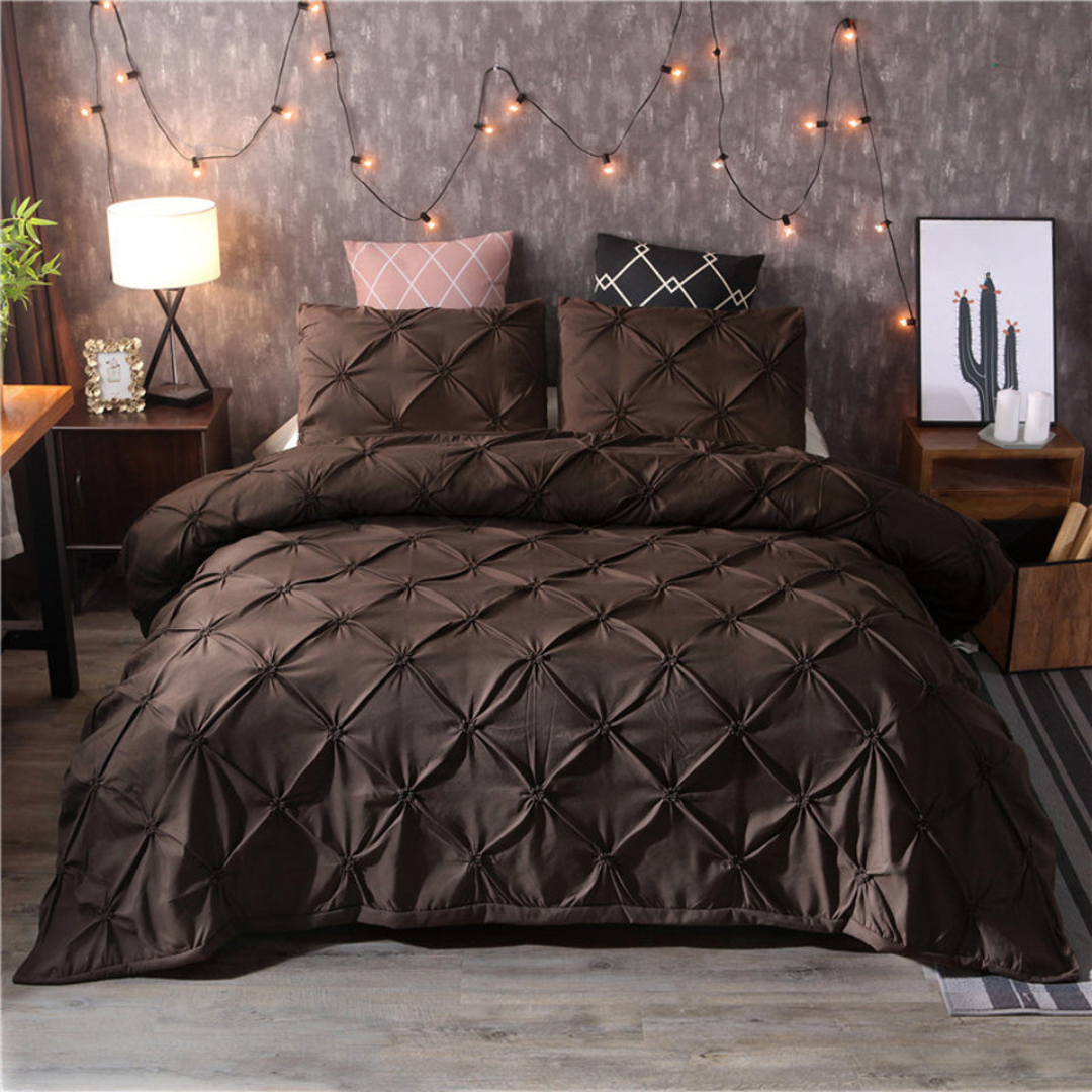Cotton Beddings Set Tufted Comfort Design