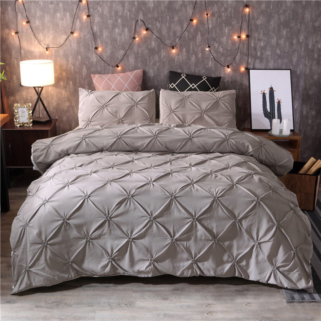 Cotton Beddings Set Tufted Comfort Design