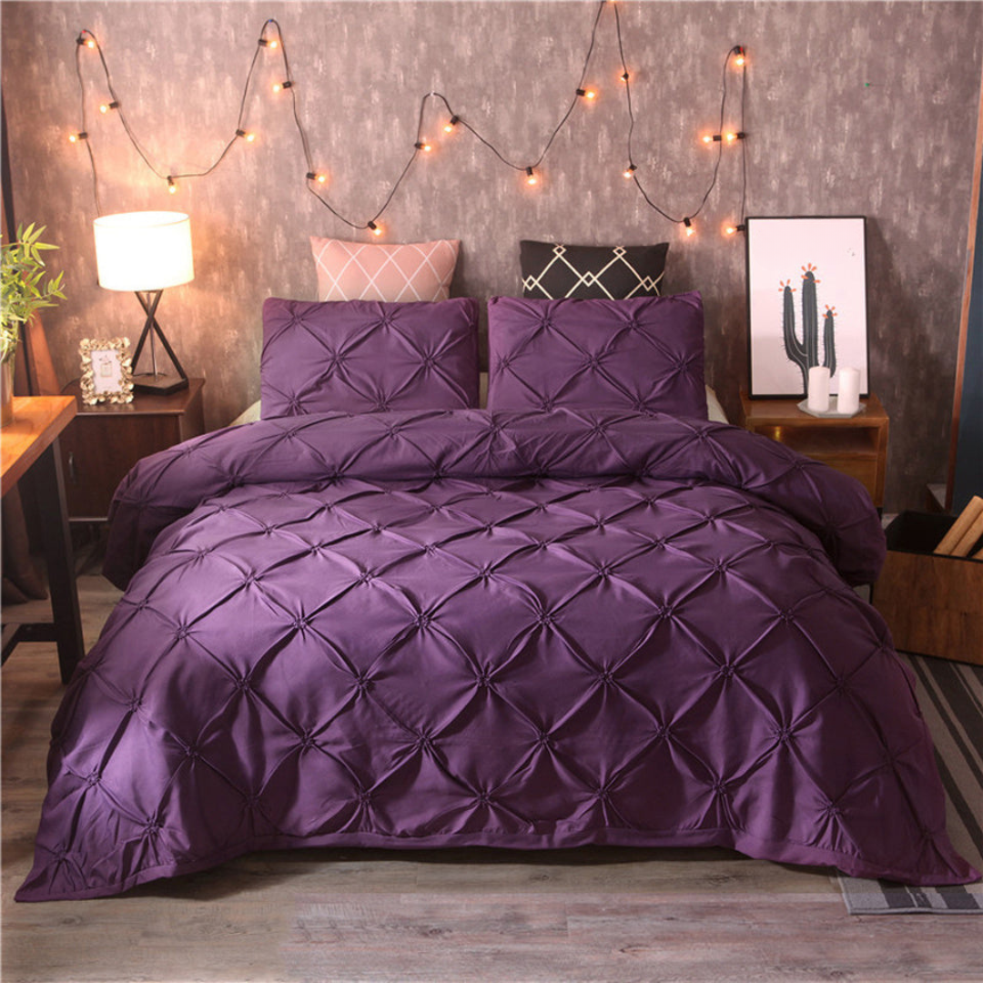Cotton Beddings Set Tufted Comfort Design