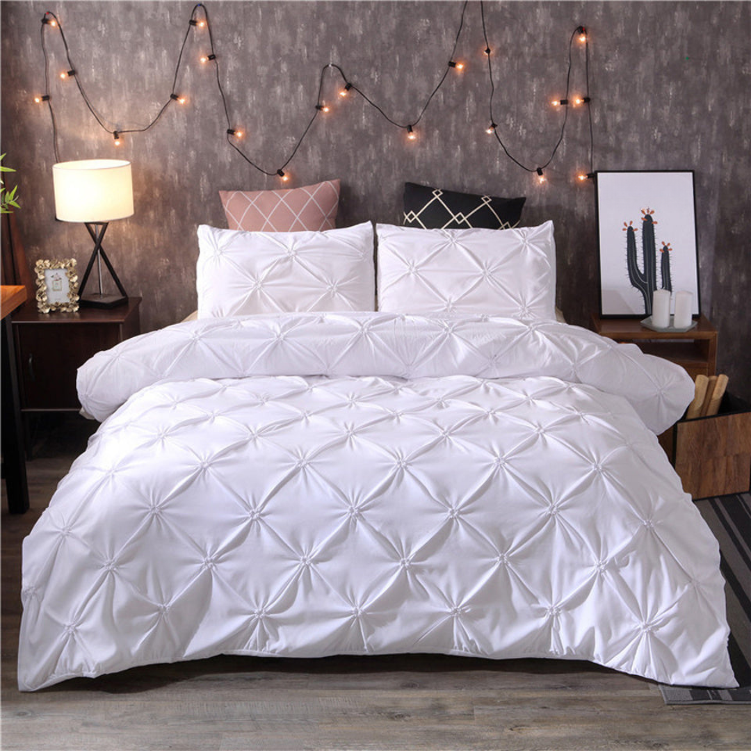 Cotton Beddings Set Tufted Comfort Design