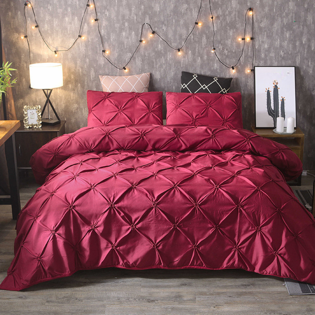 Cotton Beddings Set Tufted Comfort Design