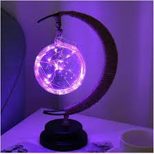 Lámpara de mesa LED Moon Light para dormitorios