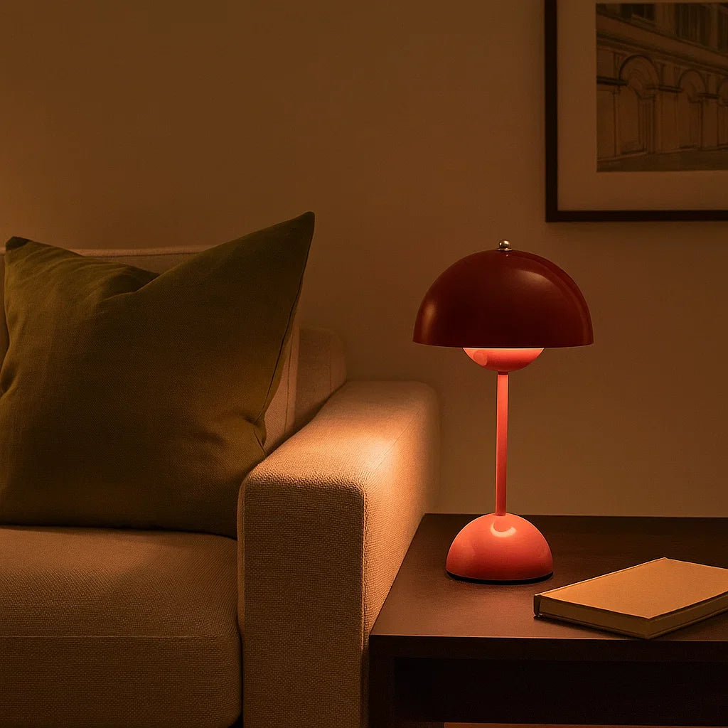 Bedside Lamp with Touch Control LED Light