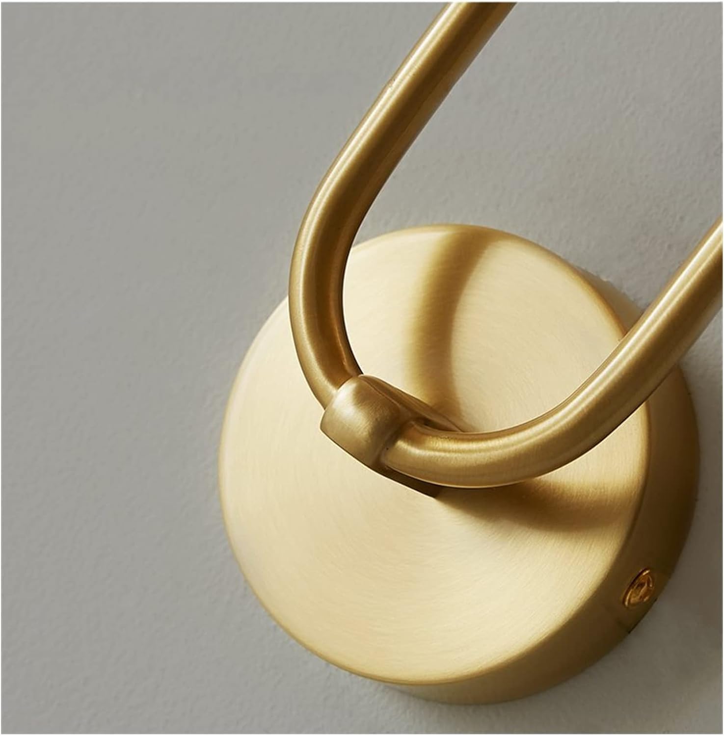 Applique da parete moderne in metallo con design a doppio tubo