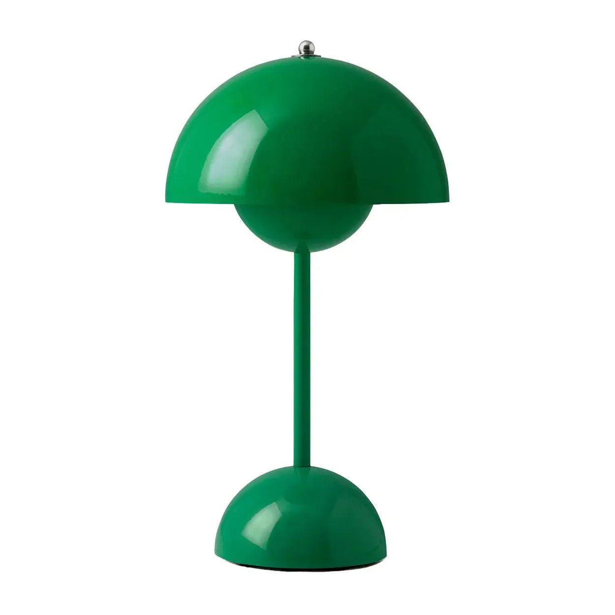Lámpara de noche con sensor táctil y diseño de cúpula metálica