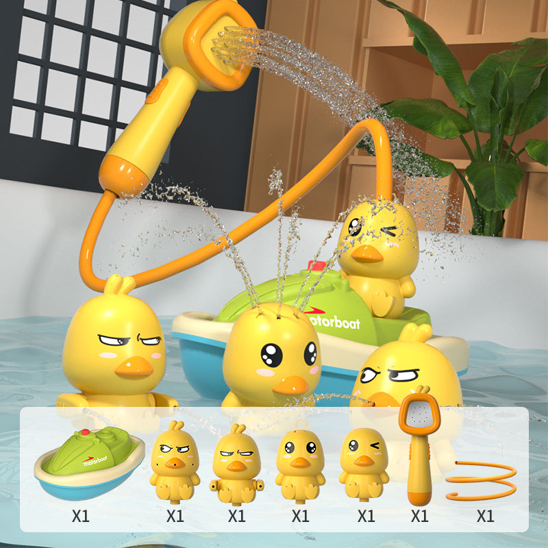 Baby Bath Toy Floating Duck Shower