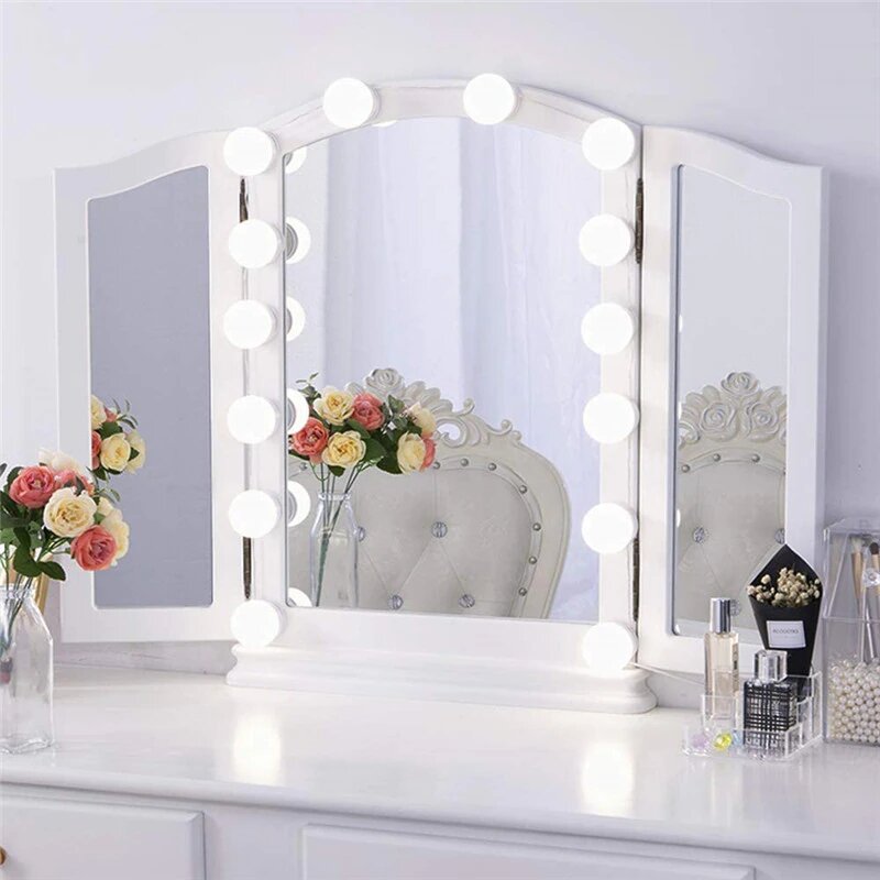 Lumières de miroir de salle de bain LED