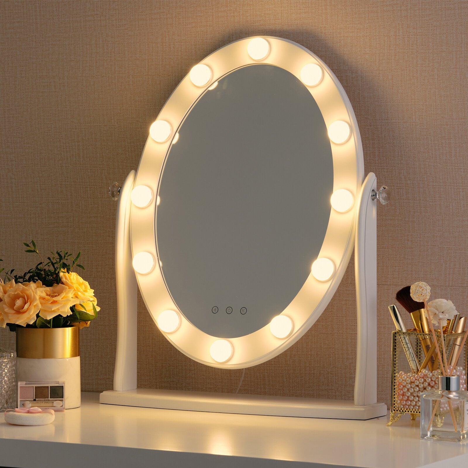 Lumières de miroir de salle de bain LED