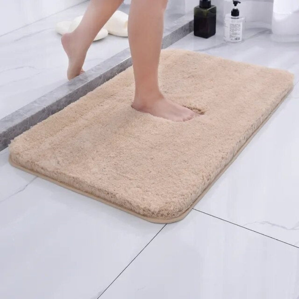 Alfombrilla de baño de microfibra suave antideslizante