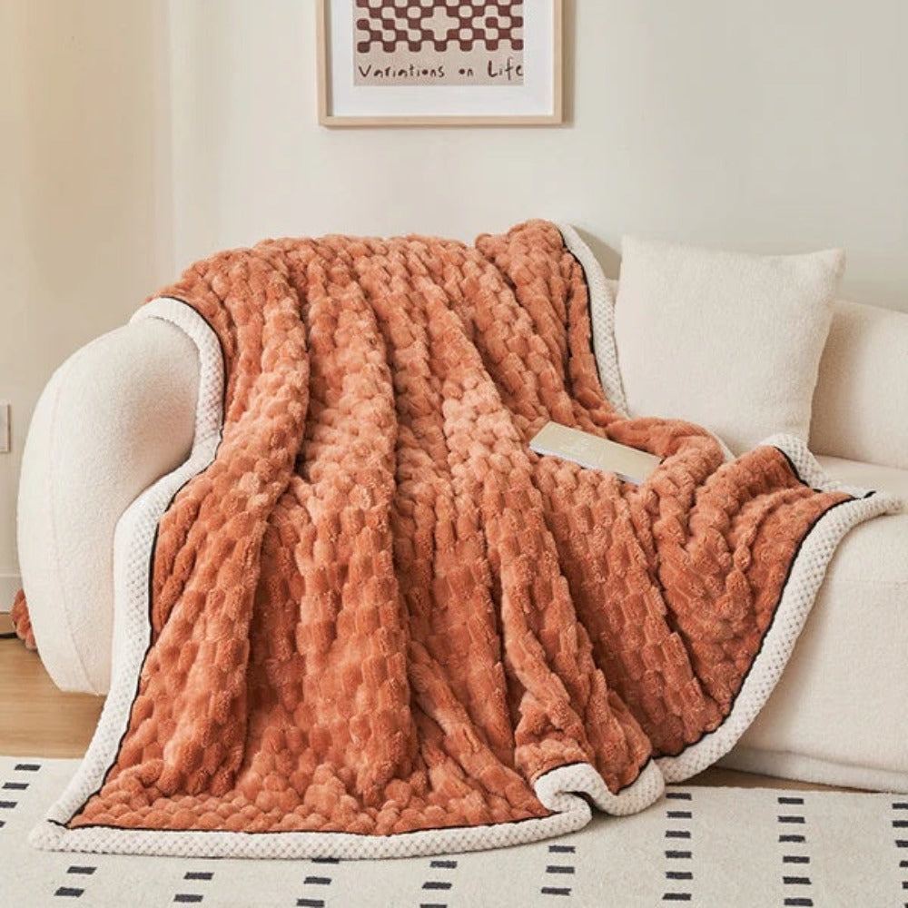 Plush Fleece Blanket Soft Throw