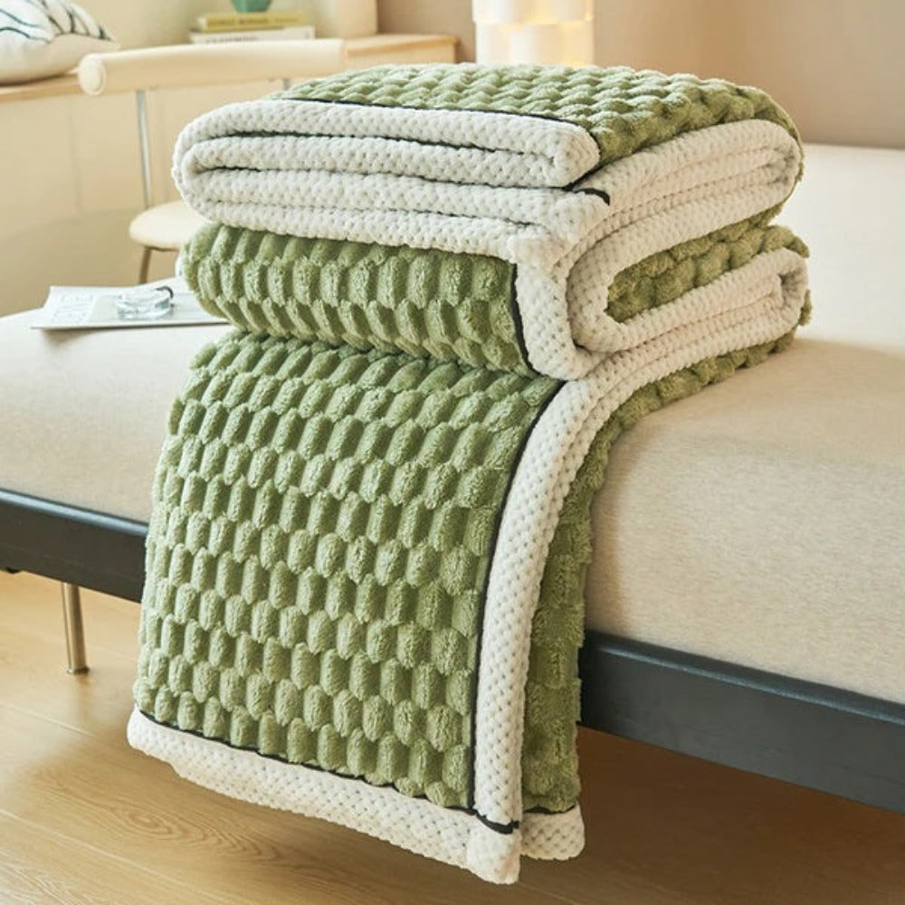 Plush Fleece Blanket Soft Throw