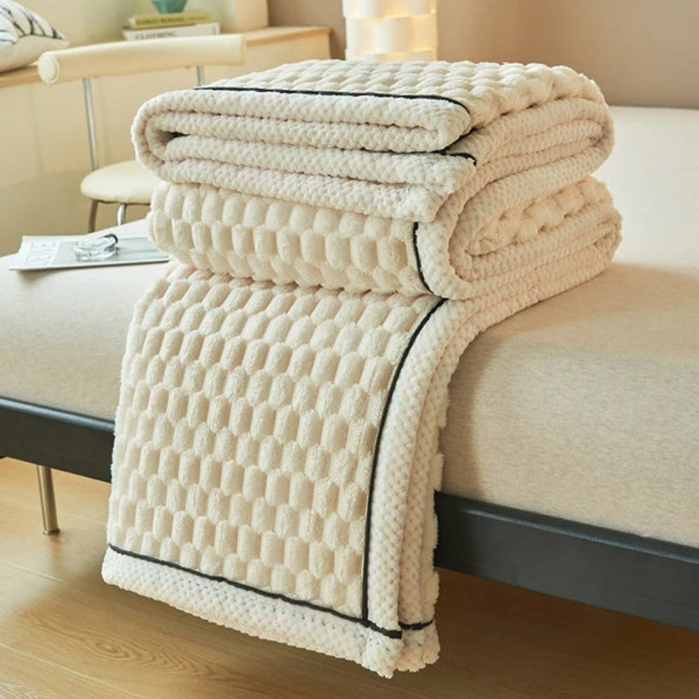 Plush Fleece Blanket Soft Throw