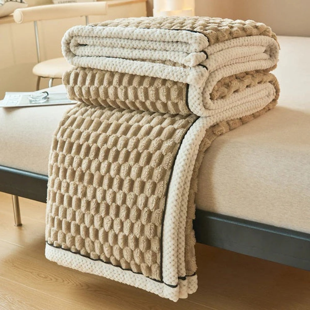 Plush Fleece Blanket Soft Throw