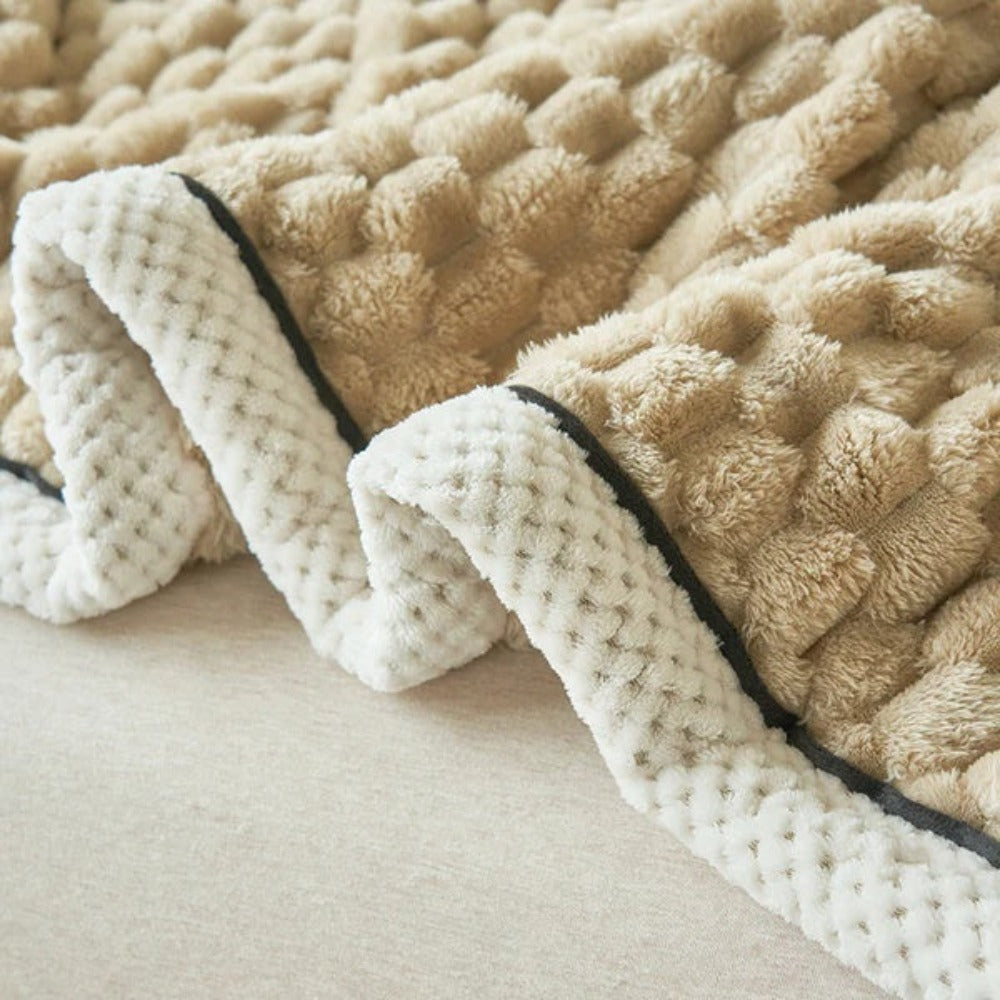 Plush Fleece Blanket Soft Throw