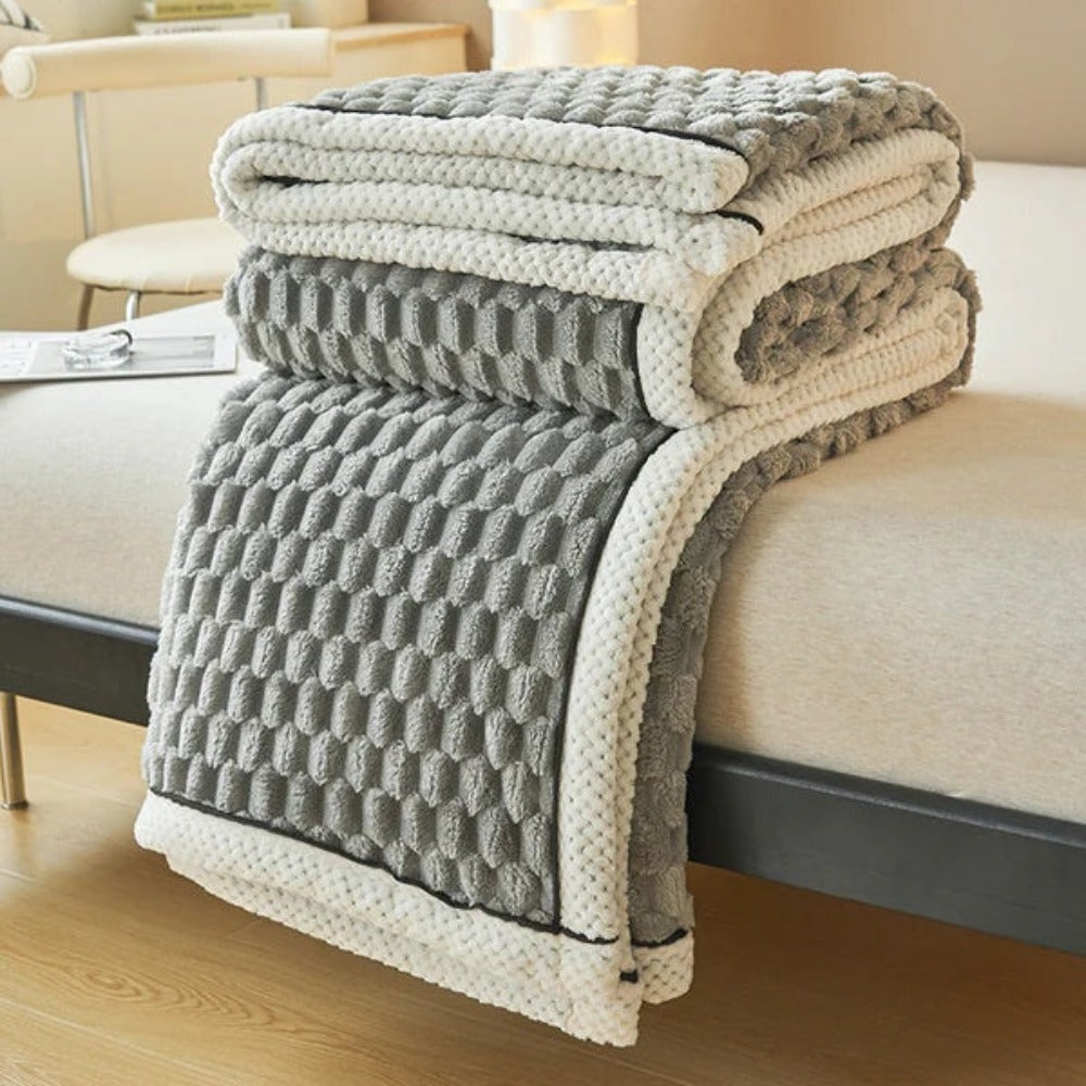Plush Fleece Blanket Soft Throw