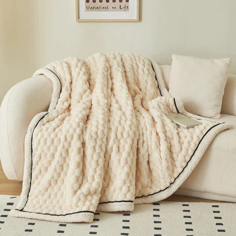 Plush Fleece Blanket Soft Throw