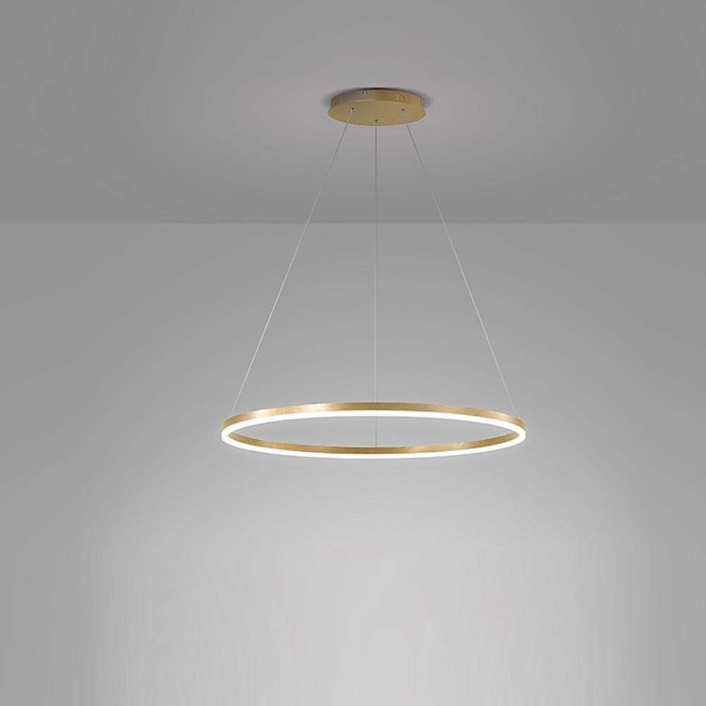 Nowoczesna czarna lampa sufitowa LED z zawieszeniem