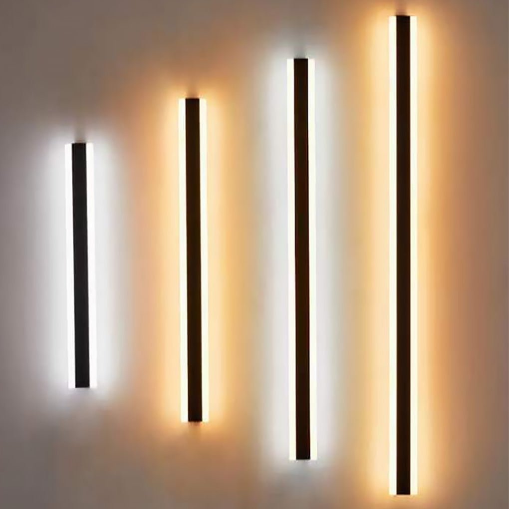 Modern Black LED Outdoor Wall Light