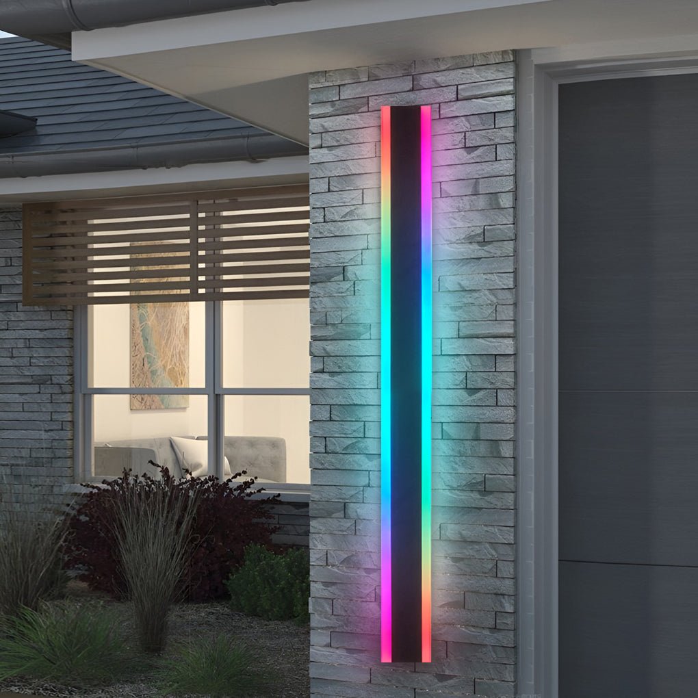 Modern Black LED Outdoor Wall Light
