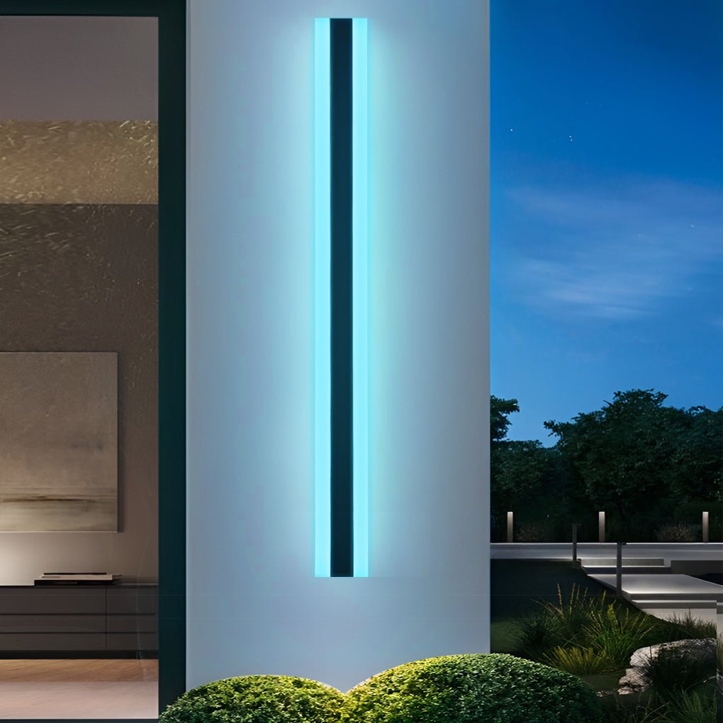 Modern Black LED Outdoor Wall Light