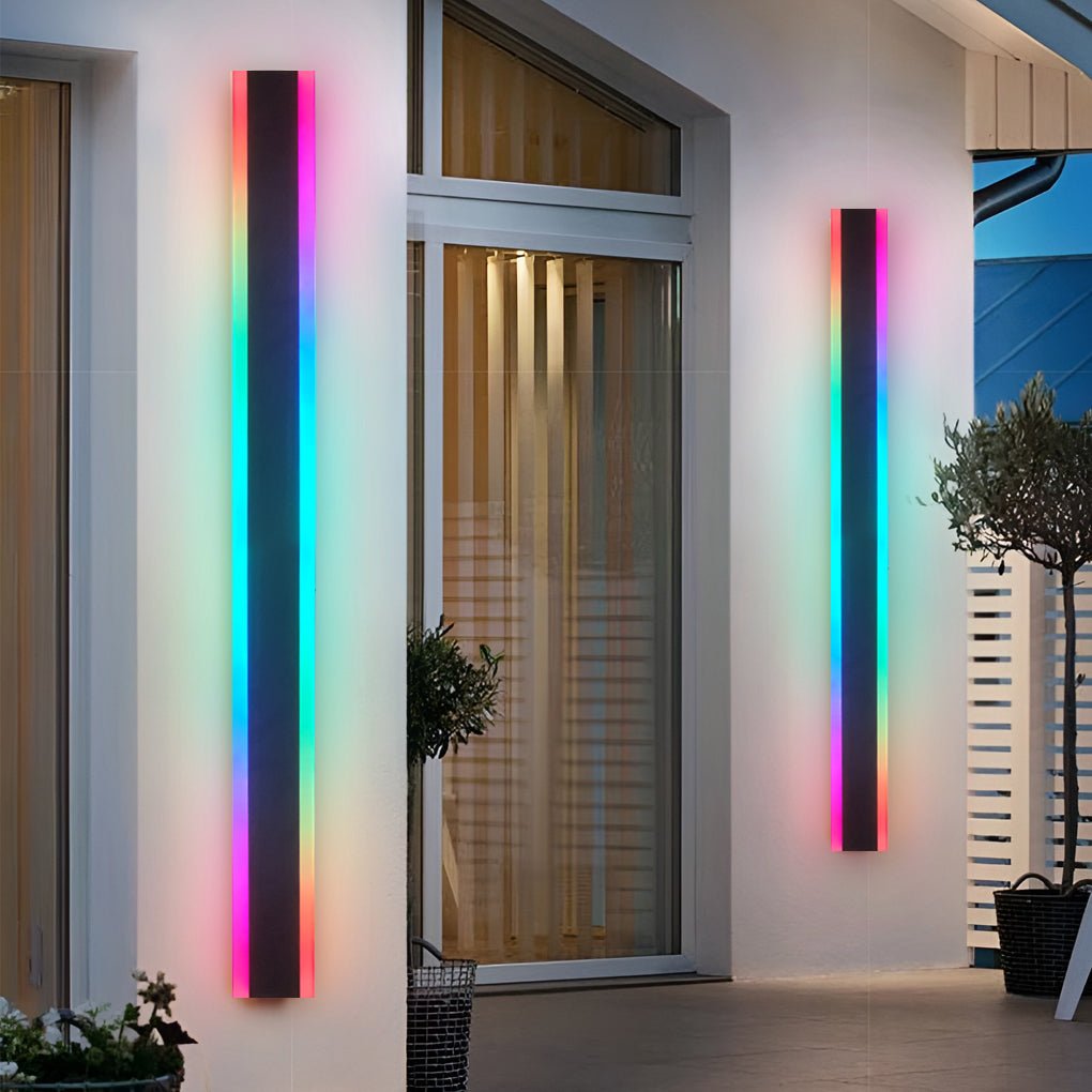 Modern Black LED Outdoor Wall Light