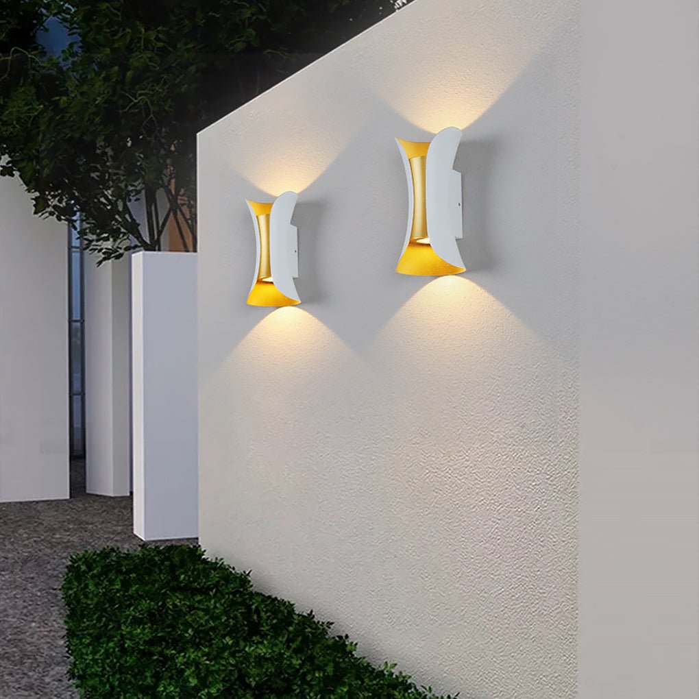 Aplique de pared para exterior, moderno, impermeable, LED