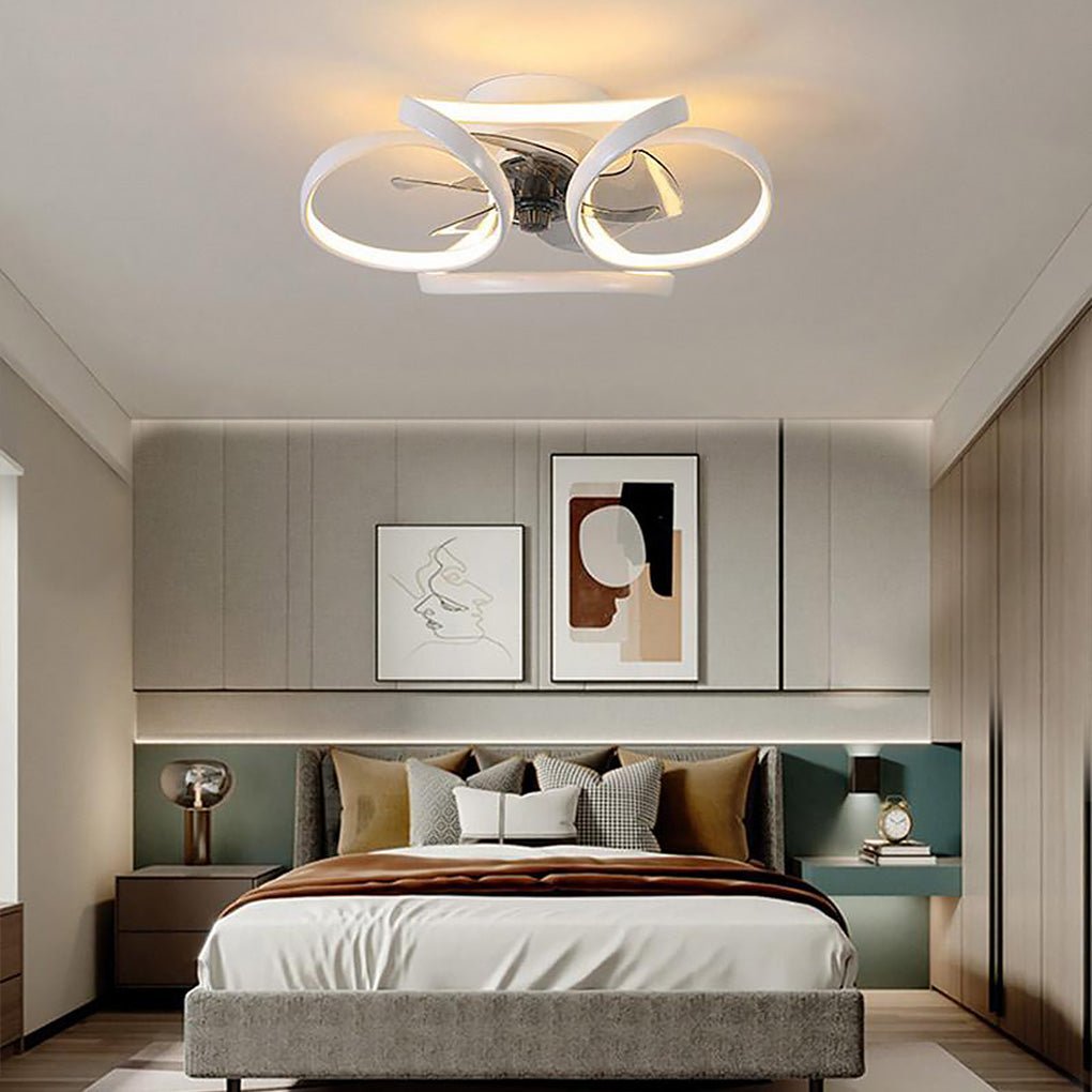 Ceiling Fan Light Modern LED Flush Mount