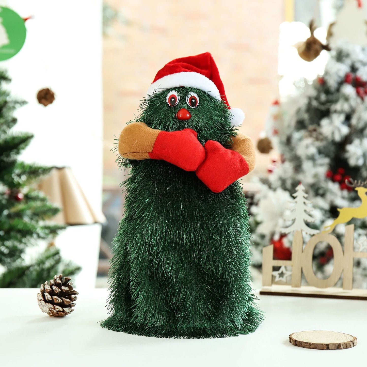 Dancing Christmas Tree Plush Toy - cafematernity