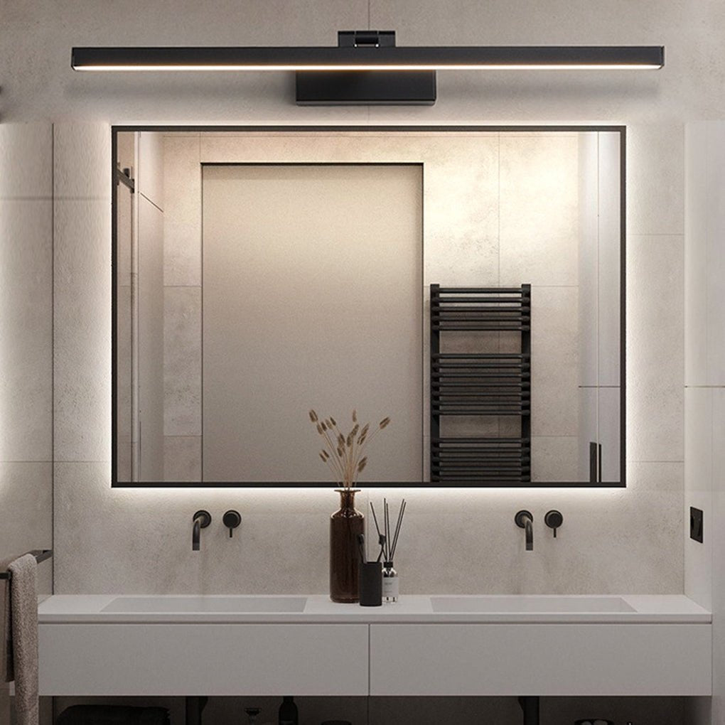 Lámpara de pared para baño con barra LED ajustable