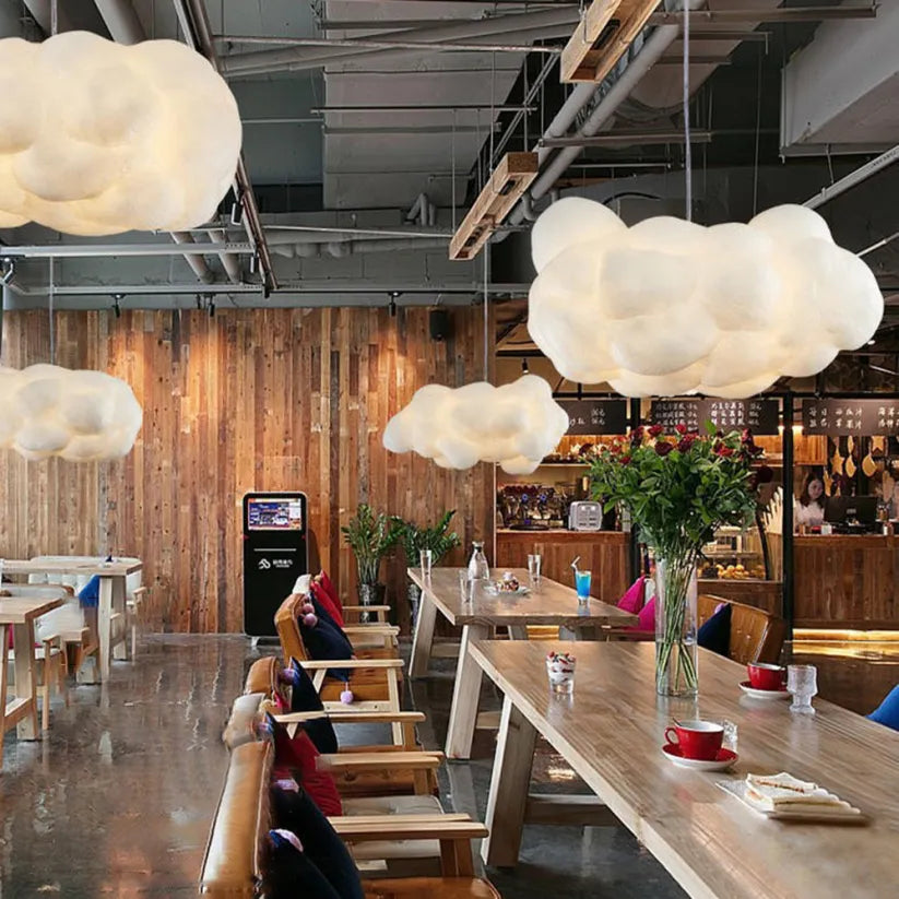 Pendelleuchte Cloud | Weiche weiße moderne Deckenlampe