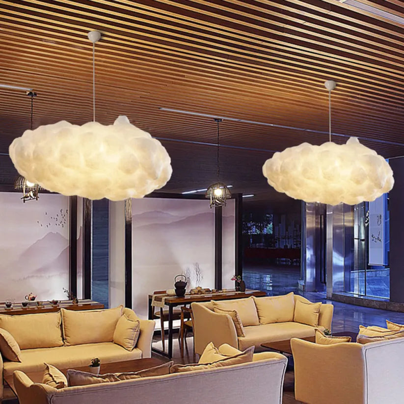 Pendelleuchte Cloud | Weiche weiße moderne Deckenlampe