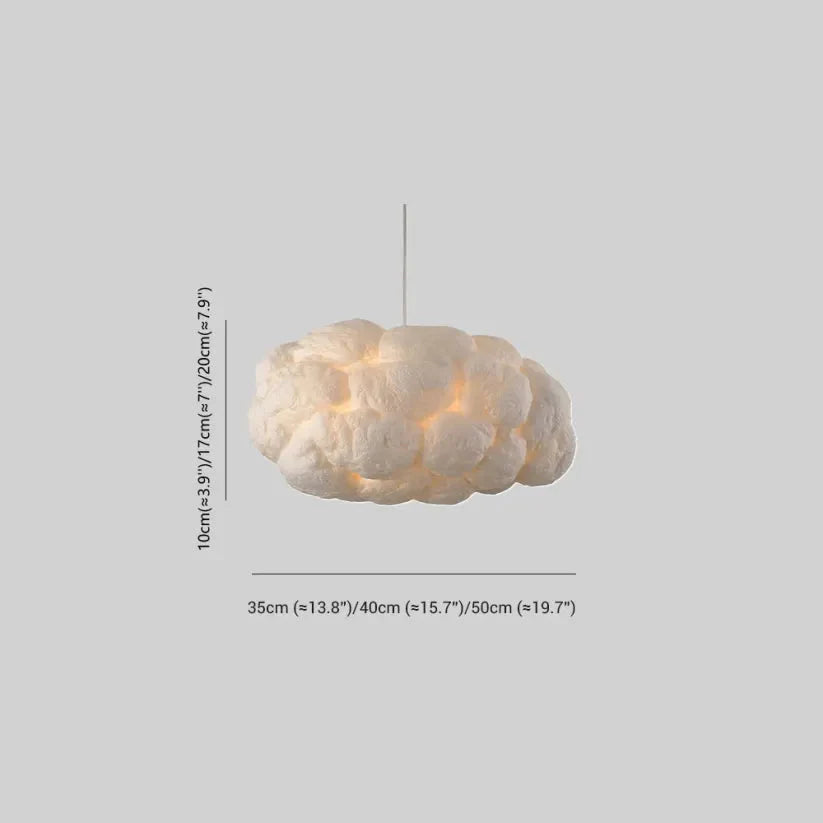 Pendelleuchte Cloud | Weiche weiße moderne Deckenlampe