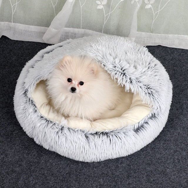 Cat Cave Bed Plush Orthopedic Nest